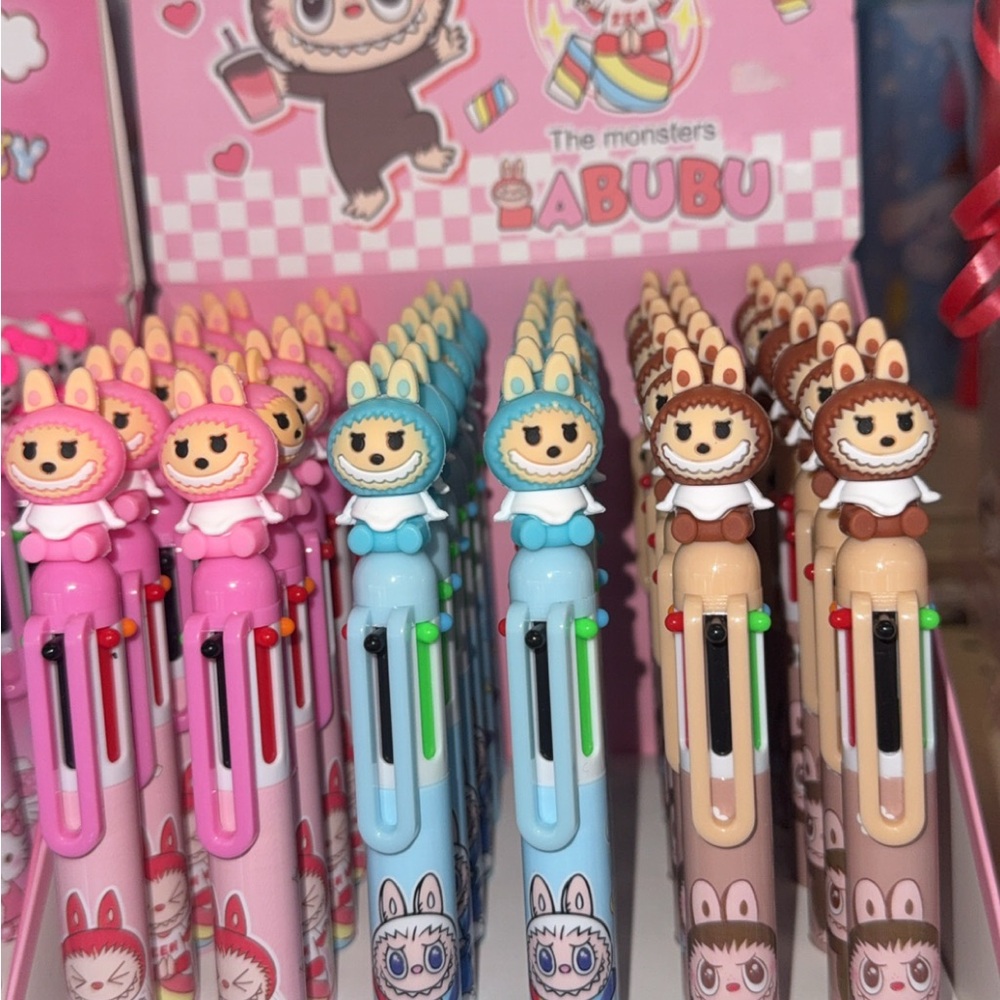 Labubu pens 6pc set